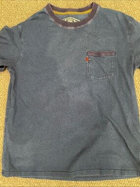 Men's Navy Short-Sleeve Pocket T-Shirt